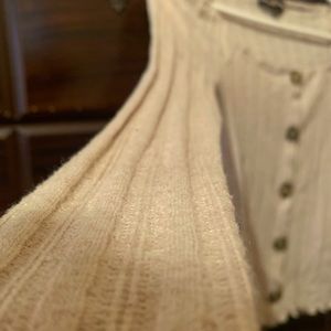 Off the shoulder button top